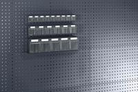 perfo transp. magazijn 6 a.grijs 600x96x112mm perfo transp. magazijn 6 a.grijs 600x96x112mm