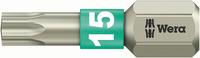 Bit roestvrij 1/4" DIN3126C6,3 T15x25mm Wera