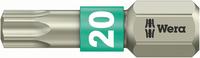 Bit roestvrij 1/4" DIN3126C6,3 T20x25mm Wera