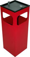 Afval-asbak Kuba rood Afval-asbak Kuba rood
