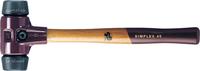 Kunststof hamer SIMPLEX rubber 30mm HALDER Kunststof hamer SIMPLEX rubber 30mm HALDER