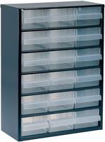 Schuifladenmagazijn met 18 laden typ 150-02 blauw Schuifladenmagazijn met 18 laden typ 150-02 blauw