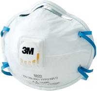 Fijnstofmasker 3M 8822, FFP2 Fijnstofmasker 3M 8822, FFP2