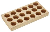 Houten sokkel voor ER16 10 boringen FORTIS Houten sokkel voor ER16 10 boringen FORTIS