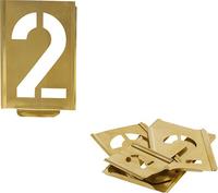 Schrijfsjabloon 0-9 lettergrootte 20mm TURNUS