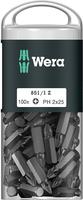 Bit 1/4" DIN3126E6,3 PH2x25mm pak voor 100st. Wera Bit 1/4" DIN3126E6,3 PH2x25mm pak voor 100st. Wera