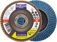 Lamellen-schuurschijf 12° gewelfd Glasvezel met kunstharsbinding. ø 115mm, K40 Lamellen-schuurschijf 12° gewelfd Glasvezel met kunstharsbinding. ø 115mm, K40