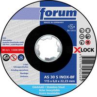 Schuurschijf X-LOCK 115x6mm geb. inox FORUM