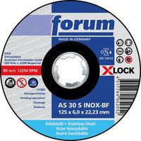 Schuurschijf X-LOCK 125x6mm geb. Inox FORUM