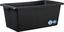 Mortelbak 65L zwart vierkant, L-schaal