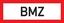 Brand-sticker lichtg. BMZ 297x105mm Brand-sticker lichtg. BMZ 297x105mm